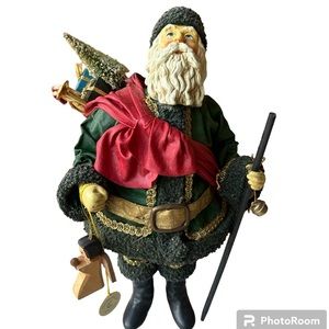 Clothtique Santa by Possible Dreams Dated 1988 Christmas Holiday